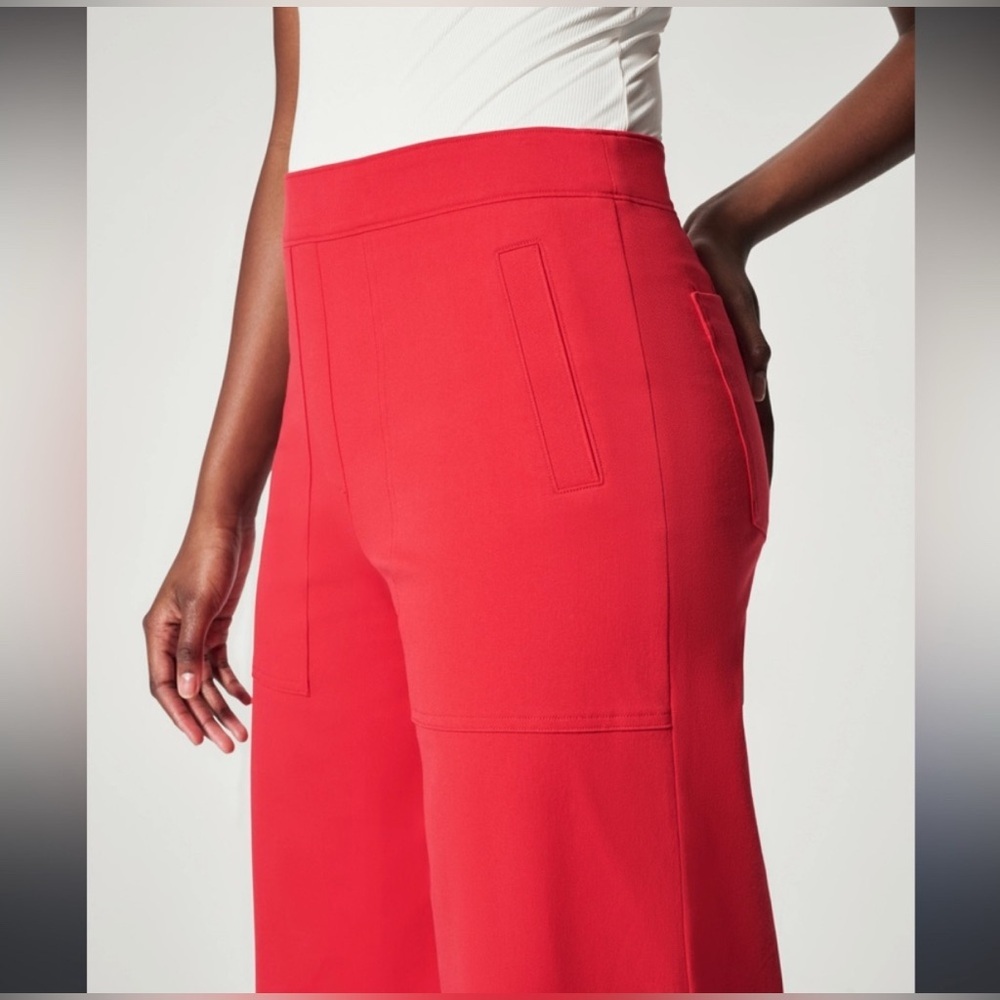 SPANX On the Go Wide Leg Cropped‎ Pant Size S - Picture 3 of 13
